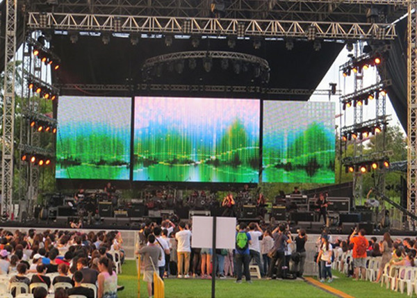 pantalla al aire libre de la etapa led del pixel 5m m de hd para el concierto de la musica