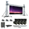 Alumnim de P3.91 P4.81 500x500 y pared video del gabinete LED del hierro al aire libre