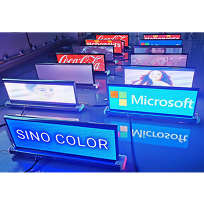 El top digital a todo color del taxi 5000cd exhibe la alta frecuencia de actualización 3840HZ