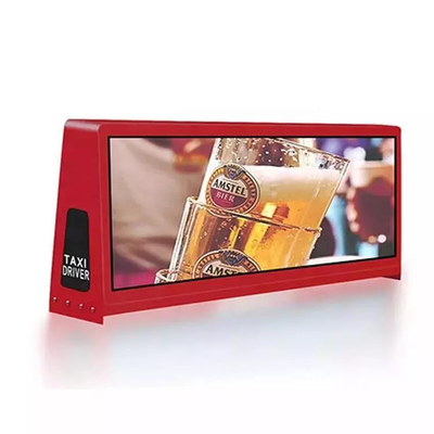 El top a todo color impermeable del taxi 3840HZ llevó la exhibición que hacía publicidad de la pared video